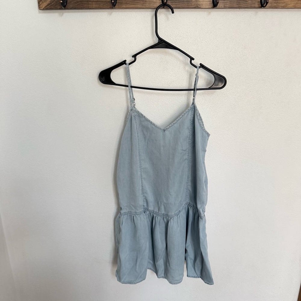 American Eagle Outfitters Light Blue Cami Mini Dress